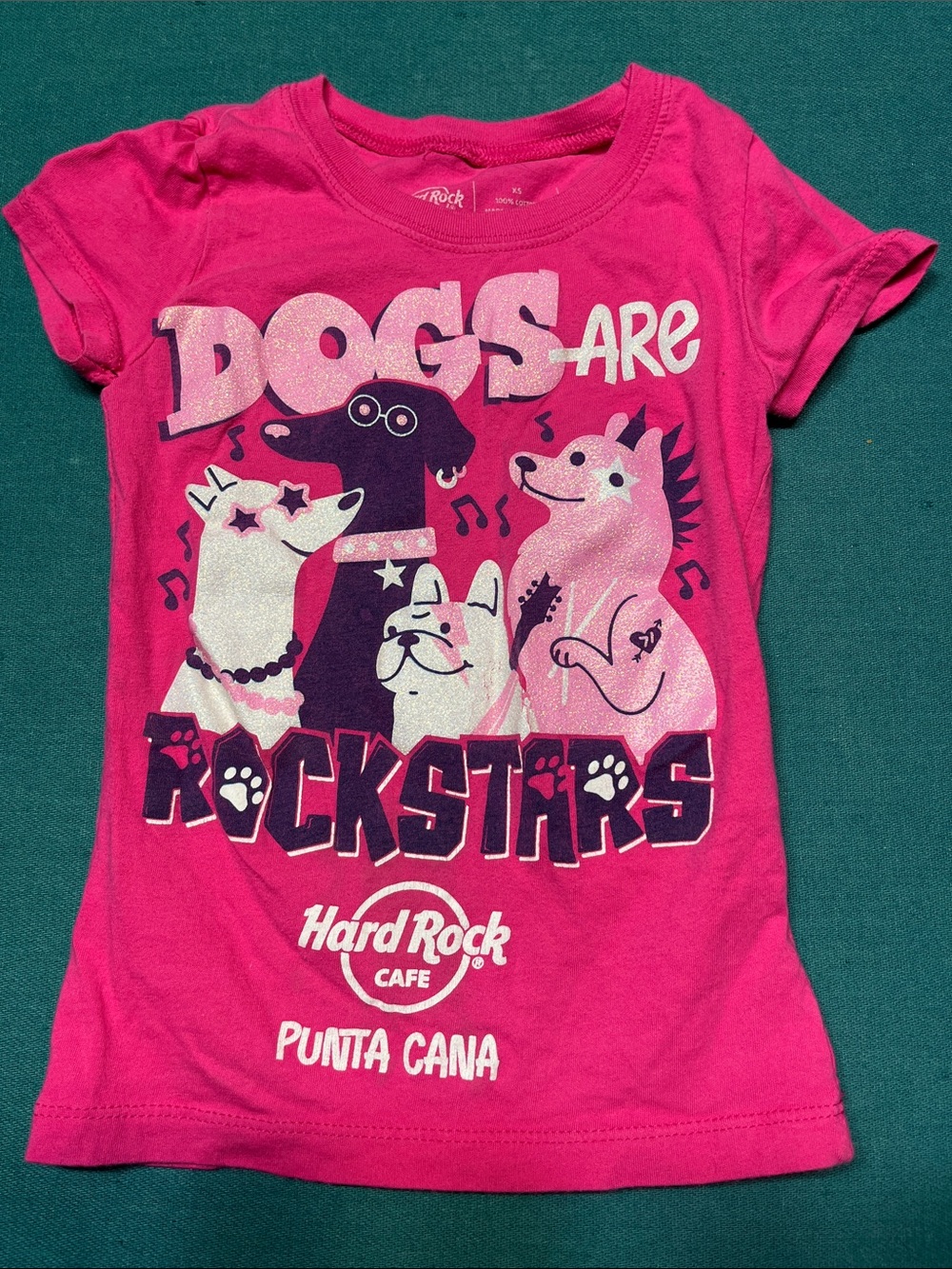 Hard Rock Cafe Punta Cana toddler size xsmall 100 % cotton tee shirt